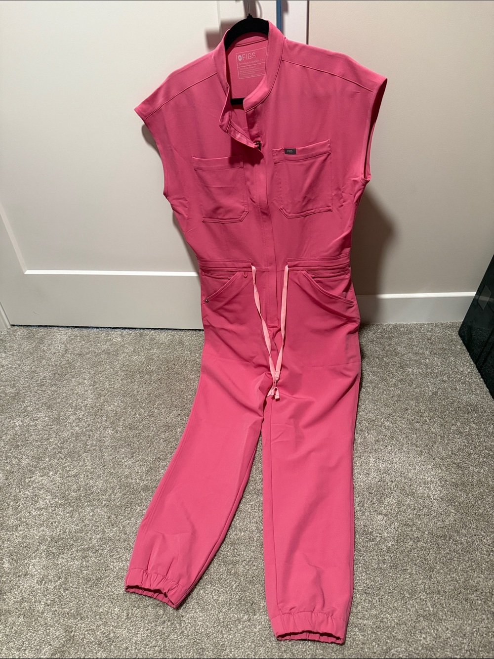 FIGS Pink Jumpsuit